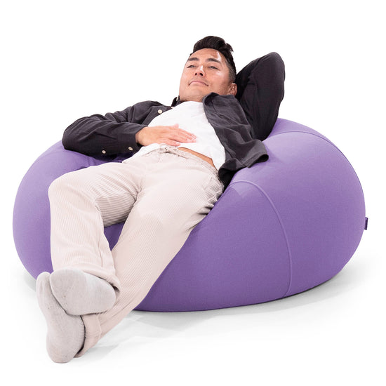 バルーンビーズクッションチェア - むちゃのびストレッチパープル 03