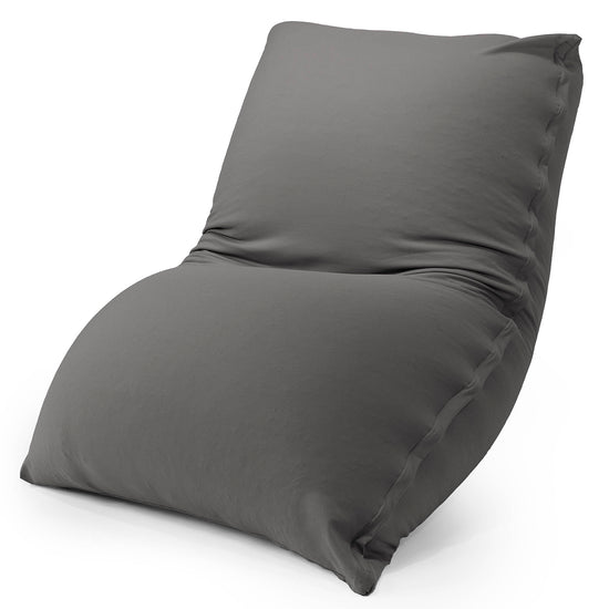 ラウンジャービーズクッション - むちゃのびストレッチグレー 01