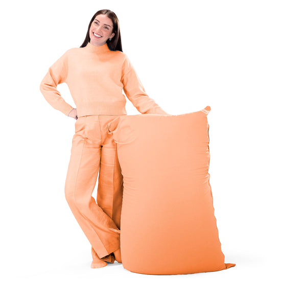 ラウンジャービーズクッション - むちゃのびストレッチコーラル 05