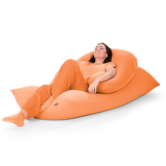 ラウンジャービーズクッション - むちゃのびストレッチコーラル 06