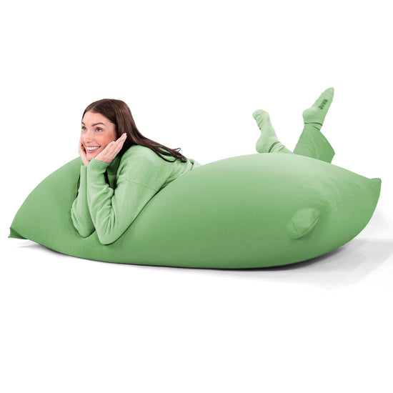 ラウンジャービーズクッション - むちゃのびストレッチライム 03