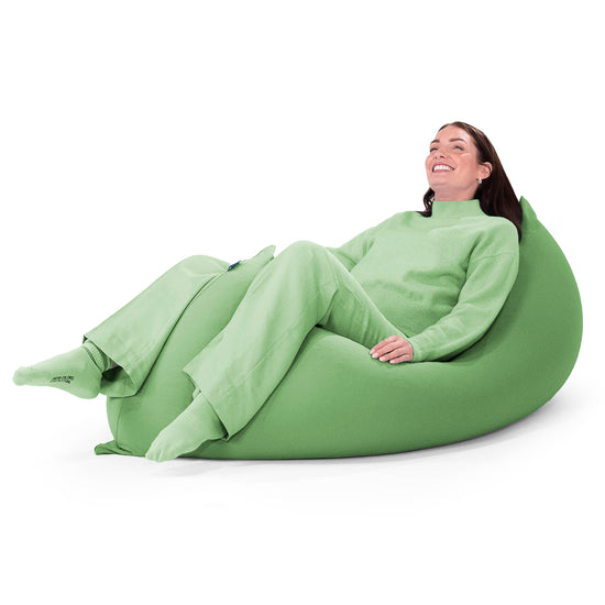 ラウンジャービーズクッション - むちゃのびストレッチライム 04