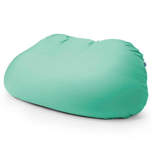 ベンティXXL特大ビーズクッション - マシュマロストレッチライトグリーン 01
