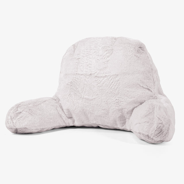 背もたれクッション - フェイクラビットファーダスティピンク 01