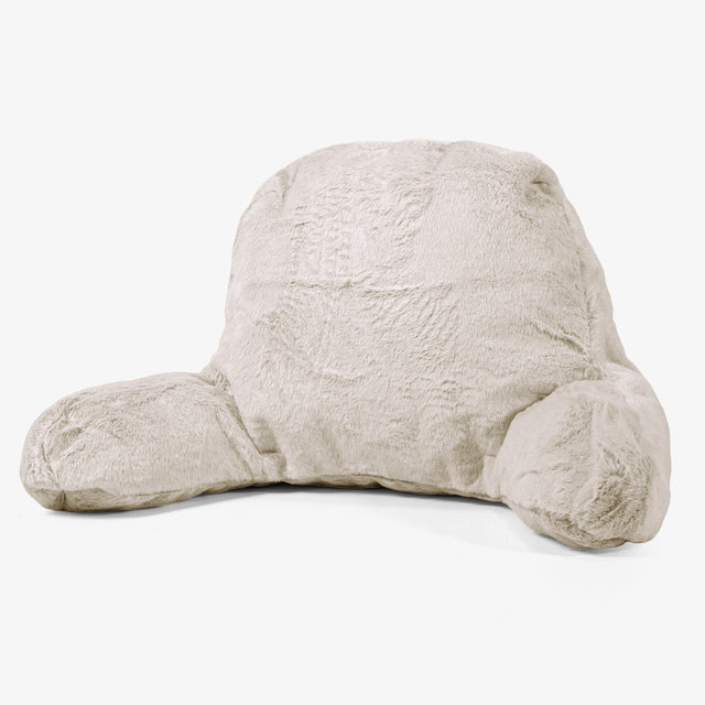 背もたれクッション - フェイクラビットファーゴールデンブラウン 01