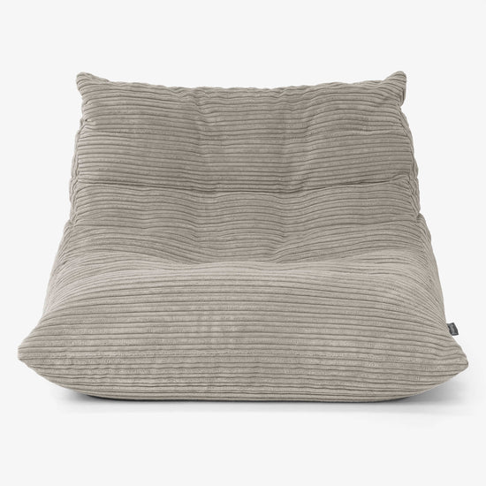 ノア座椅子フロアビーズクッションチェア - クラシックコーデュロイミンク 01