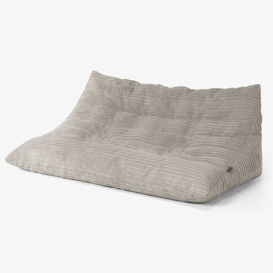 ノアフロアソファビーズクッション - クラシックコーデュロイミンク 02