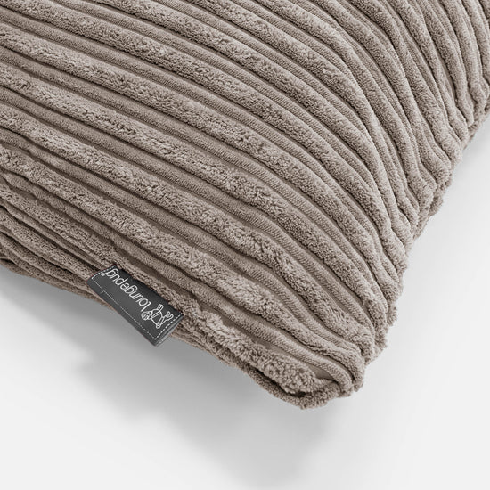 長方形クッションカバー 35 x 50cm - クラシックコーデュロイダヴテールグレー 02