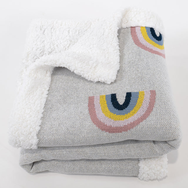 ひざ掛け/ブランケット - ニットレインボー 03