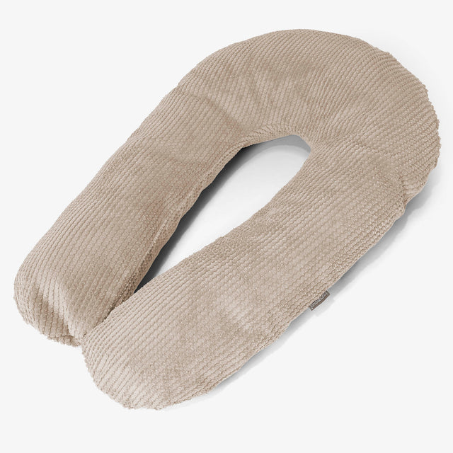 ハグピロー抱き枕 - ポンポンアイボリー 01