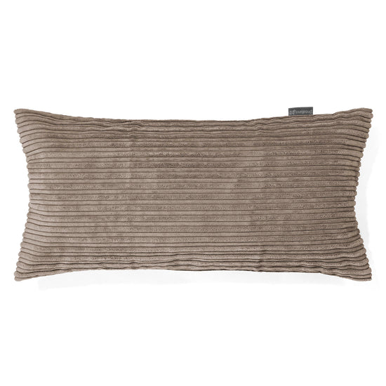 XL長方形枕クッション 40 x 70cm - クラシックコーデュロイダヴテールグレー 01