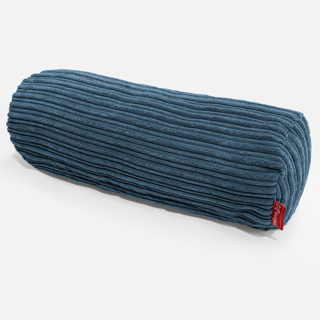 筒型ボルスタークッション 20 x 55cm - クラシックコーデュロイネイビー 01