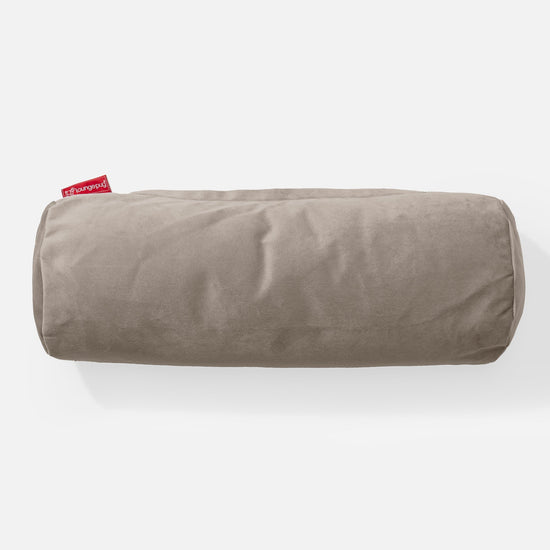 筒型ボルスタークッション 20 x 55cm - ベルベットミンク 02