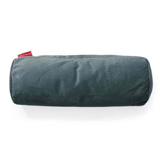 筒型ボルスタークッション 20 x 55cm - ベルベットティール 02