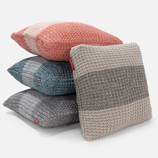 クッション 47 x 47cm - コットン100%チェスターピンク 03