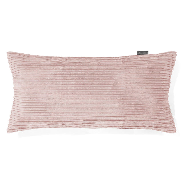 XL長方形枕クッション 40 x 80cm - クラシックコーデュロイブラッシュピンク 01