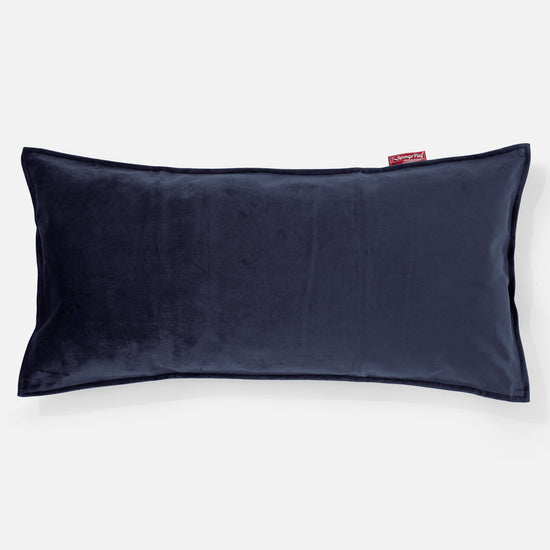 XL長方形枕クッション 40 x 80cm - ベルベットネイビー 01