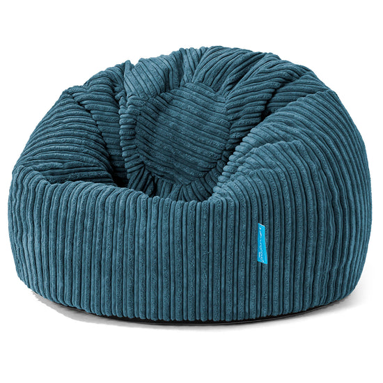 子供用クラシックビーズクッションチェア 1-5歳用 - クラシックコーデュロイネイビー 01