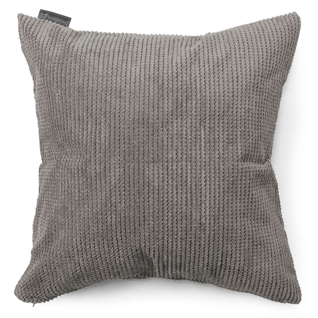 特大クッション 70 x 70cm - ポンポンチャコールグレー 01
