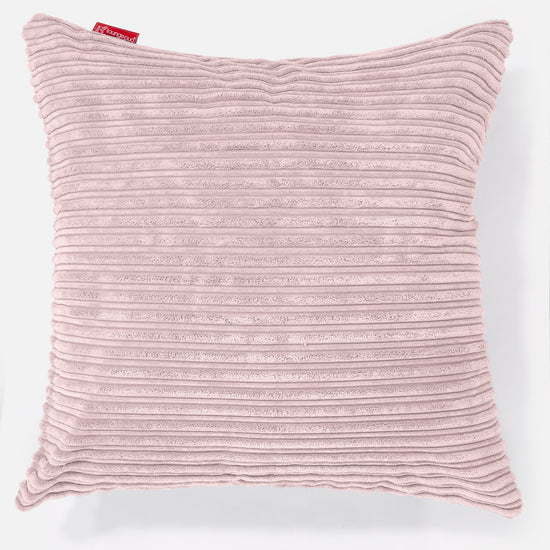特大クッション 70 x 70cm - クラシックコーデュロイブラッシュピンク 01