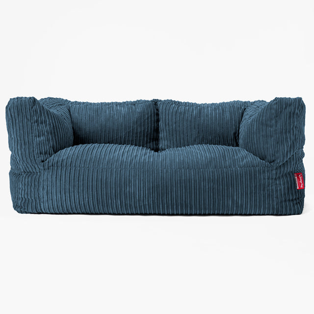 子供用特大アルバートソファビーズクッション 3-14歳用 - クラシックコーデュロイネイビー 02