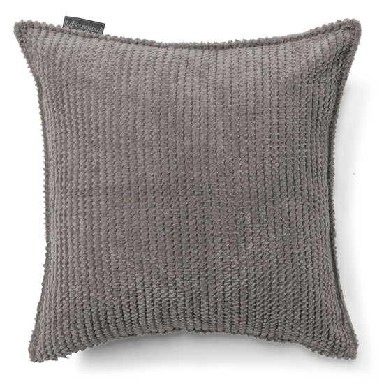 クッション 47 x 47cm - ポンポンチャコールグレー 01