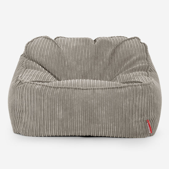 のんびりビーズクッションチェア - クラシックコーデュロイミンク 01