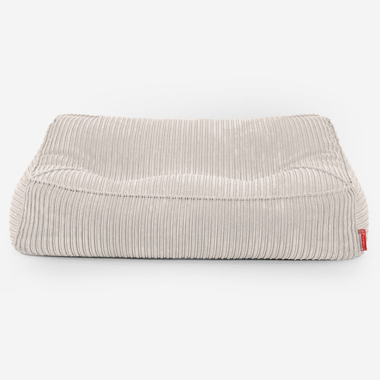 のんびりソファビーズクッション - クラシックコーデュロイアイボリー 01