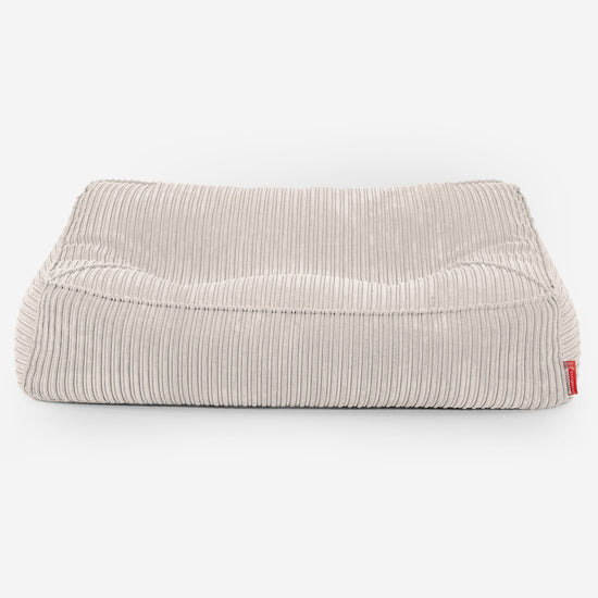 のんびりソファビーズクッション - クラシックコーデュロイアイボリー 01