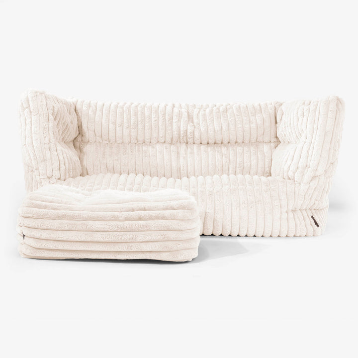 Lounge Pug 2人掛けルイスソファビーズクッション2.0 ふわふわ