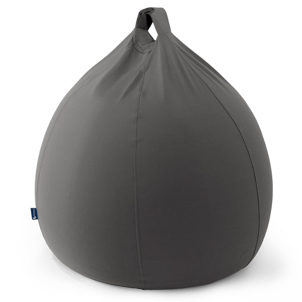 バルーンビーズクッションチェア - むちゃのびストレッチグレー 02