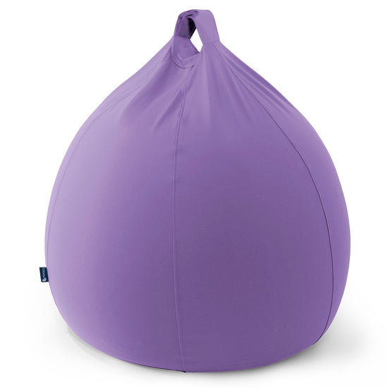 バルーンビーズクッションチェア - むちゃのびストレッチパープル 01
