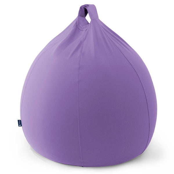 バルーンビーズクッションチェア - むちゃのびストレッチパープル 02