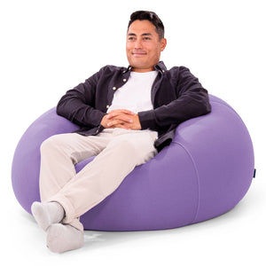 バルーンビーズクッションチェア - むちゃのびストレッチパープル