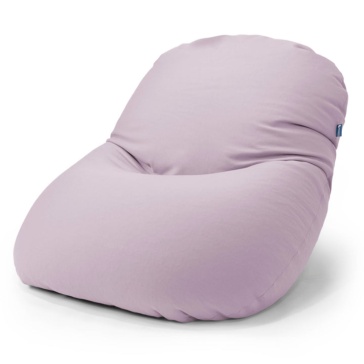 グランデXL大型ビーズクッション - マシュマロストレッチライトグレー 01