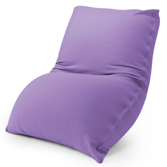 ラウンジャービーズクッション - むちゃのびストレッチパープル 01