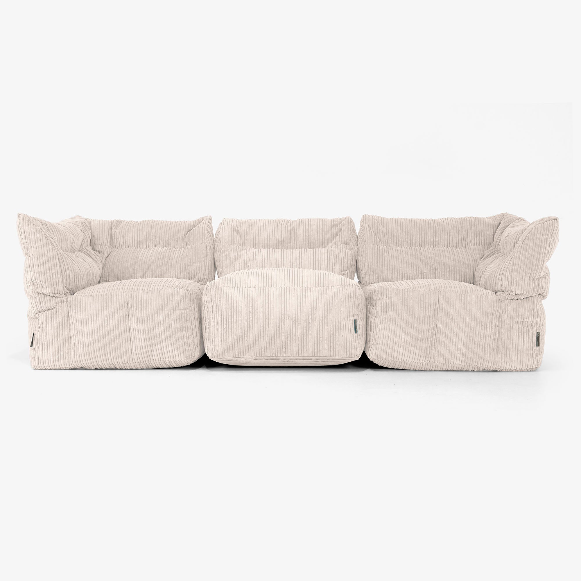 Lounge Pug 3人掛けモジュールストレートソファセット - クラシック