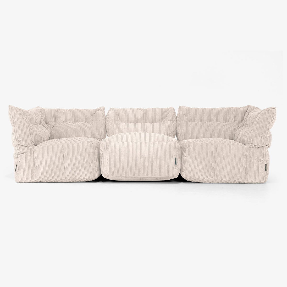 Lounge Pug 3人掛けモジュールストレートソファセット - クラシック