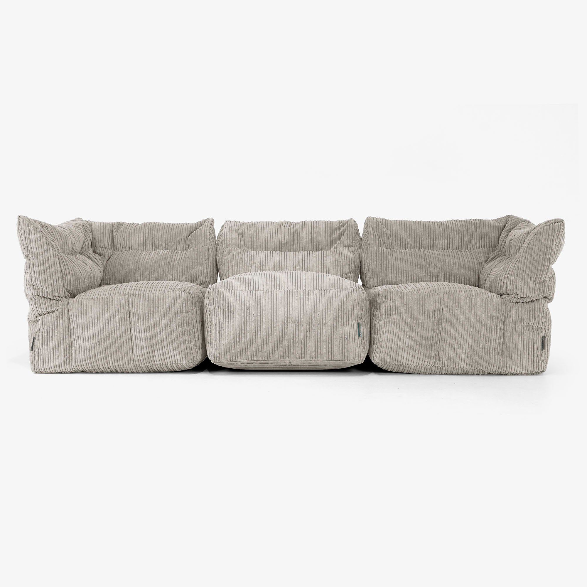 Lounge Pug 3人掛けモジュールストレートソファセット - クラシック