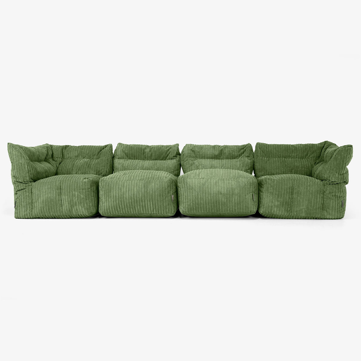 Lounge Pug 4人掛けモジュールストレートソファセット - クラシック