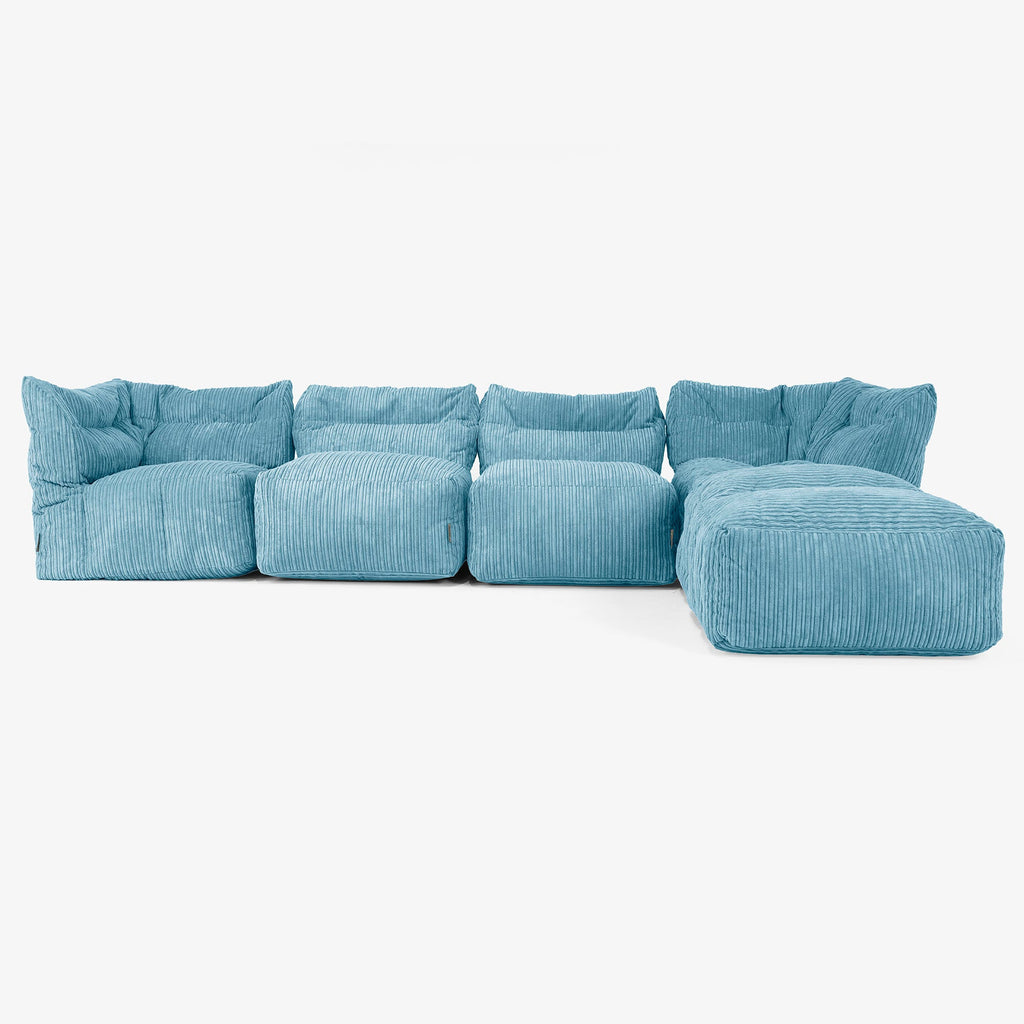Lounge Pug 4人掛けモジュールカウチソファ セット - クラシック
