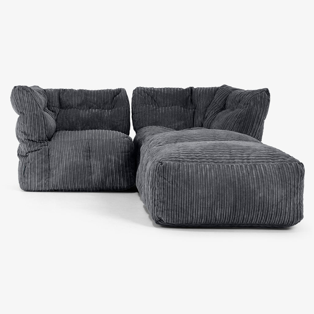 Lounge Pug 2人掛けモジュールカウチソファ セット - クラシック