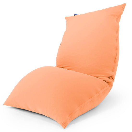 XL ラウンジャービーズクッション - むちゃのびストレッチコーラル 01