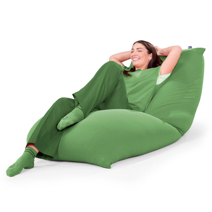 XL ラウンジャービーズクッション - むちゃのびストレッチライム 02