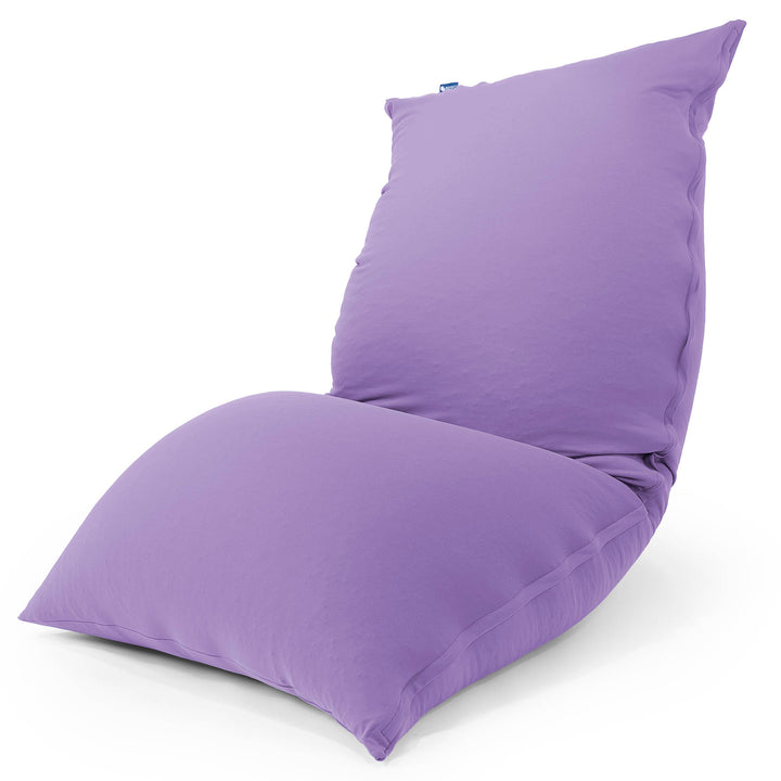 XL ラウンジャービーズクッション - むちゃのびストレッチパープル 01