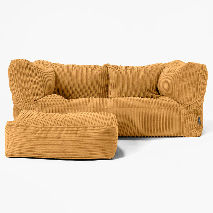 【美品】loungepug 2人掛けアルバートソファビーズクッション 美品】loungepug 2人掛けアルバートソファビーズクッション
