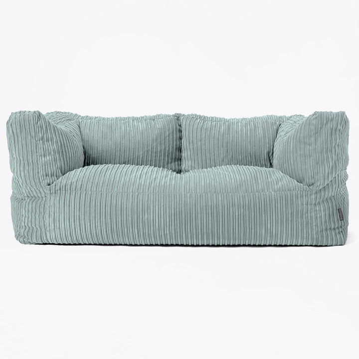 【美品】lounge pug 2人掛けソファ　クラシックコーデュロイミンク LoungePug 2人掛けアルバートビーズソファ-クラシック