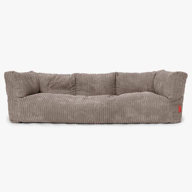lounge pug ラウンジパグ　完成品　3人掛け LoungePug 3人掛けアルバートビーズソファ-ふわもこテディ