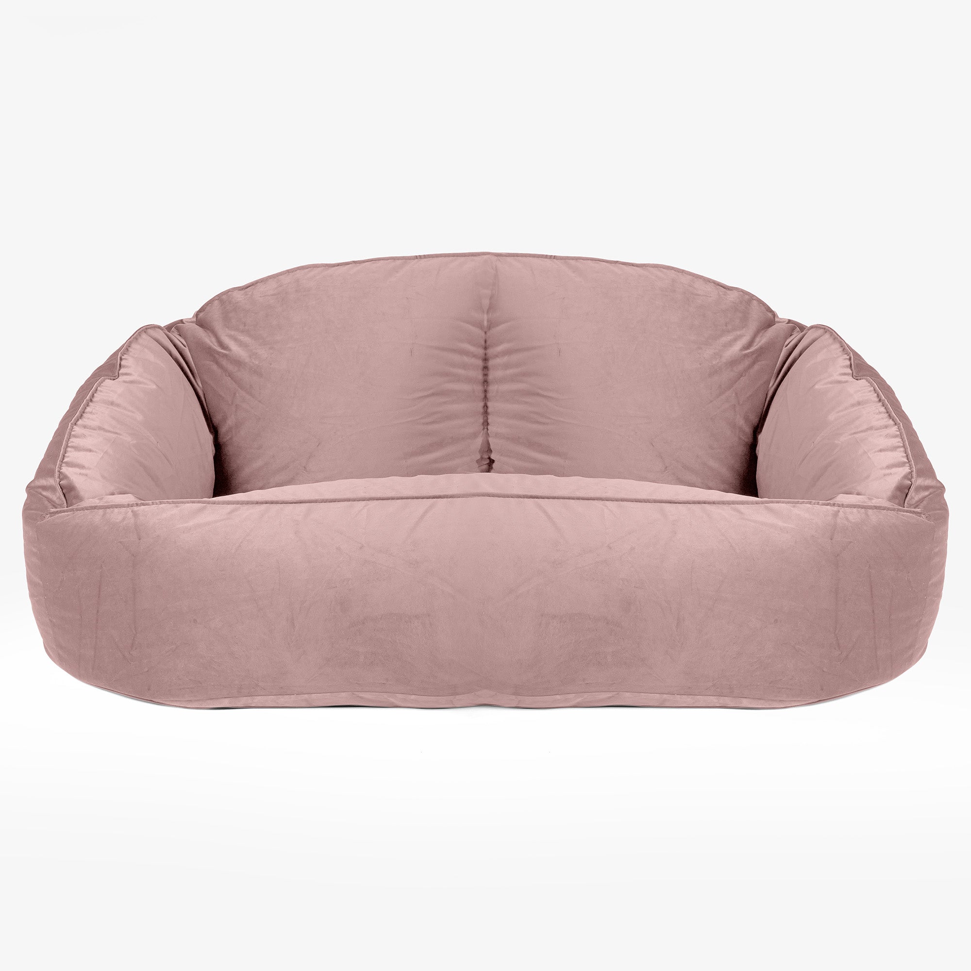 Lounge Pug Bubbleソファビーズクッション - ベルベット ネイビー