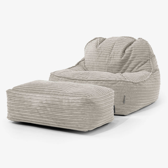 のんびりビーズクッションチェア2.0 - クラシックコーデュロイミンク 02
